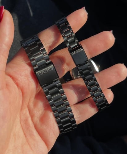 كاسيو LTP كبلز اسود - رصاصي