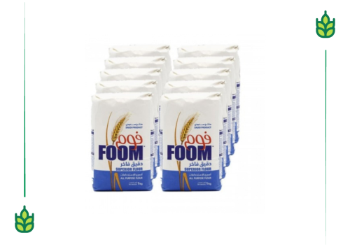 White flour foam 1kg - (10 pieces pack)