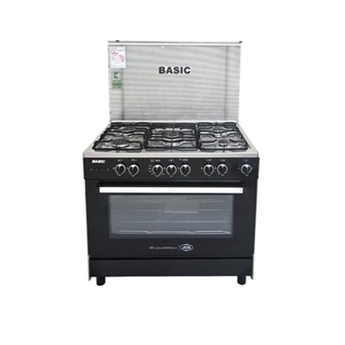 فرن بيسك 5 عيون غاز امان كامل BO-U9060