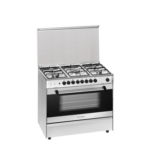 فرن غاز 5 عيون ميرليس أمان كامل – 60*90 سم – ستيل...