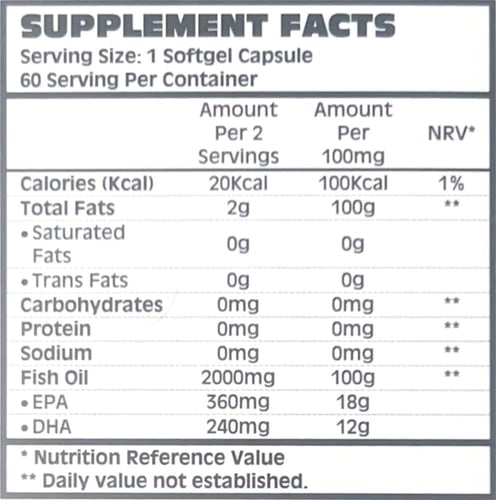 ليدافيش اوميجا 3 | 60 كبسولة نباتية