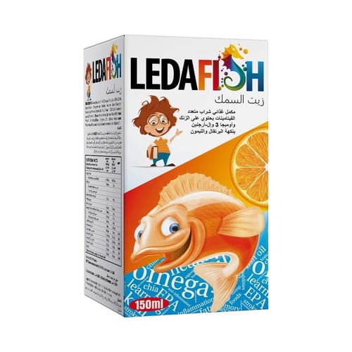 ليدافيش اوميجا 3 شراب لدعم نمو الأطفال وتحسين الذا...