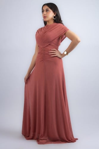 فستان إليجانس درابيه الطويل