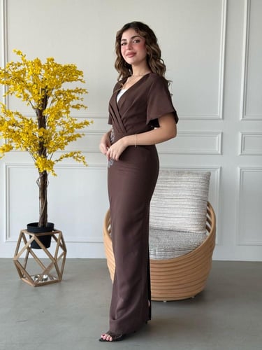 فستان بتصميم مجسم أنيق