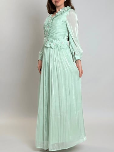 فستان روبيانا الشيفون بتفاصيل الزهور