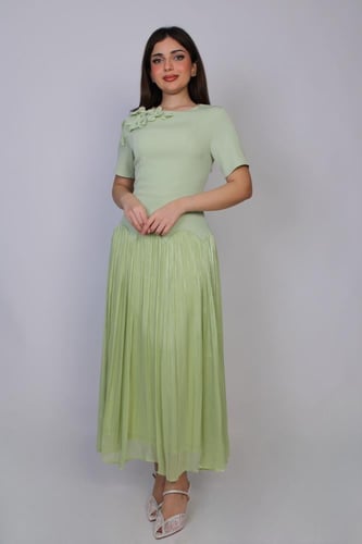 فستان همس الزهور – بليسيه ناعم