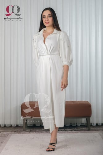 فستان ميدي ناعم