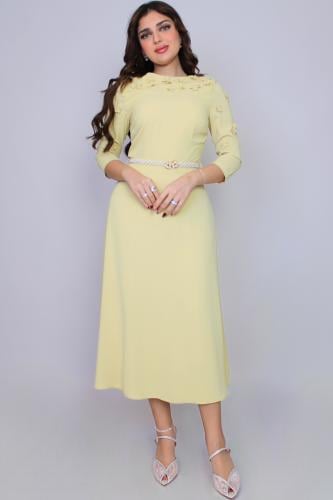 فستان أناقة الربيع – قصة ميدي ناعمة