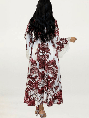 فستان روز فيلفيت