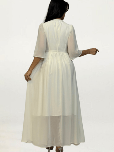 فستان لؤلؤ الشيفون