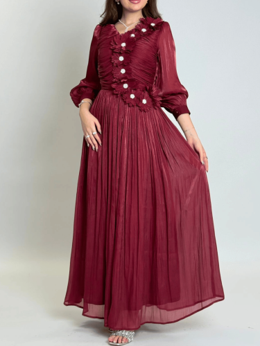 فستان روبيانا الشيفون بتفاصيل الزهور