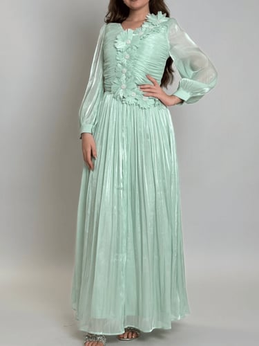 فستان روبيانا الشيفون بتفاصيل الزهور