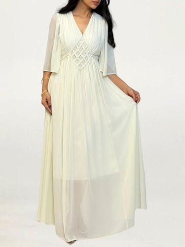 فستان لؤلؤ الشيفون