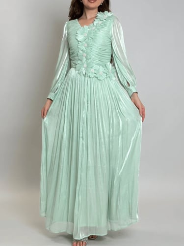 فستان روبيانا الشيفون بتفاصيل الزهور