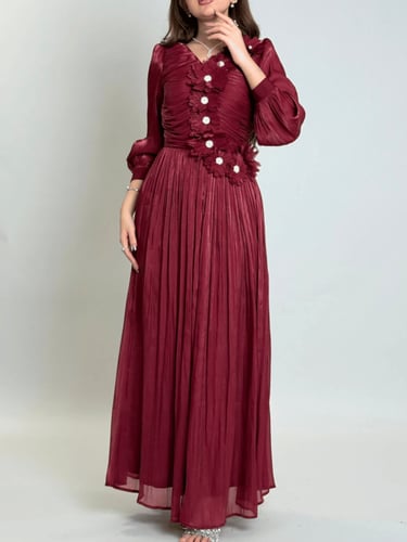 فستان روبيانا الشيفون بتفاصيل الزهور