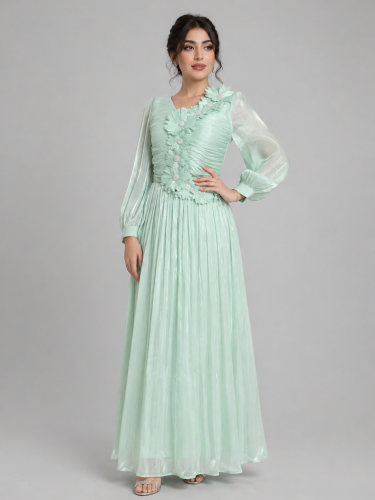 فستان روبيانا الشيفون بتفاصيل الزهور