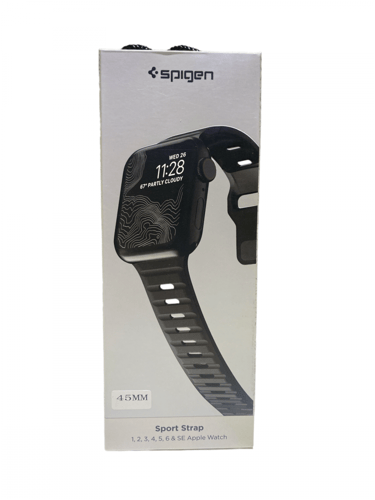 سوار ساعة ابل اسود ربل ماركة SPIGEN