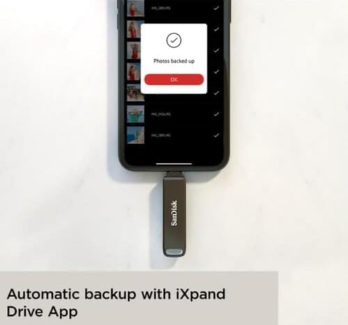 سانديسك ذاكرة فلاش USB لجوال ايفون 64 جيجابايت، رم...