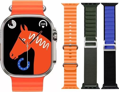 ساعة الترا 8 الاصلي مع ثلاث اساور مجاناً