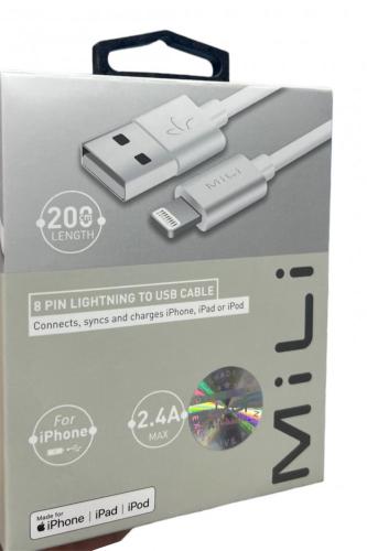 ميلي كيبل شحن ايفون معتمد من ابل