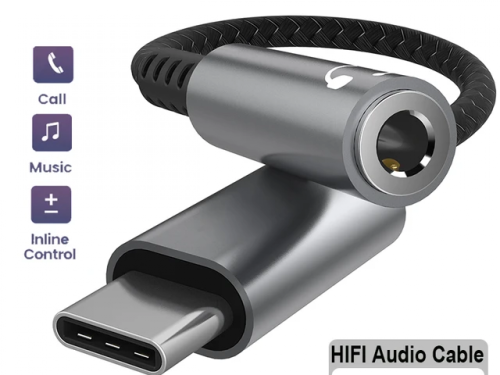 وصلة من تايب سي الى AUX