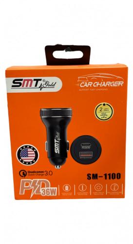 شاحن سيارة امريكي من SMTالاصلي38واط PD /USB