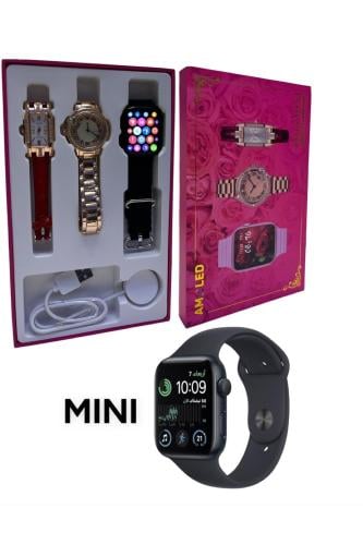 بكج 3 ساعات ساعة الترا ميني مقاس 40 وساعتين كلاسيك