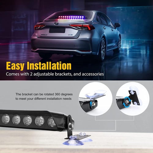 ضوء وامض للطوارئ من اكلو، من 12 وحدة إضاءة LED مع...