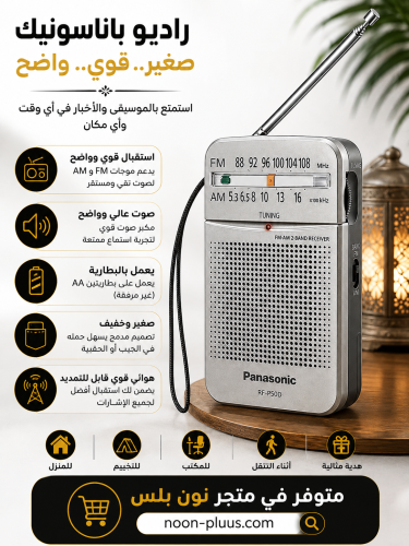 باناسونيك RF-P50DEG-S فضي