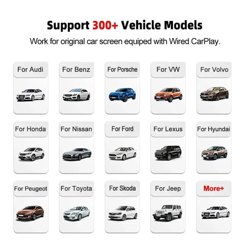 كارلينكيت مهايئ كاربلاي لاسلكي ، سلكي إلى أبل صندو...