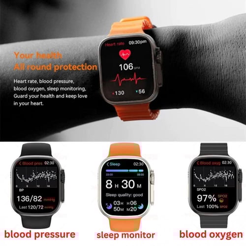 ساعة الترا 8 الاصلي مع ثلاث اساور مجاناً