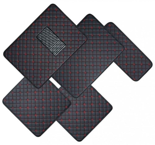 دايموند فرشة ارضية جلد 5 قطعة مناسب لجميع السيارات