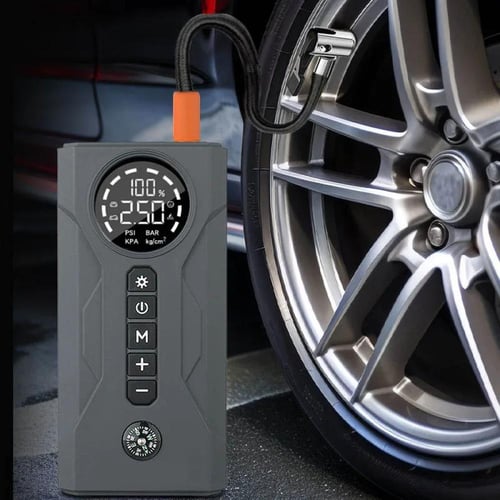 جهاز طوارئ متكامل للسيارة – باور بانك + منفاخ هواء...