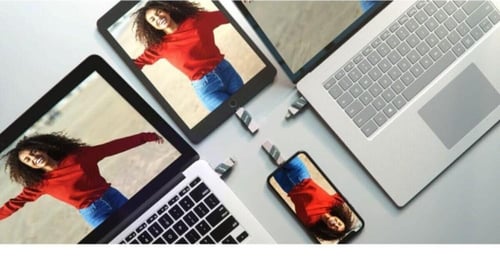 فلاش نقل بيانات وتخزين للايفون والايباد 32جيجا باي...