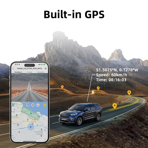 EKIY-اندفاعة كام مع المدمج في نظام تحديد المواقع ،...