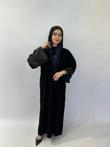 عبايه ليلك كحلي