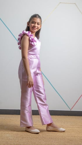 كب كيك – طقم بنطلون فراولة