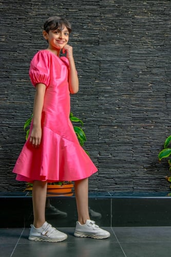 الأحلام – فستان الطاقة - زهري