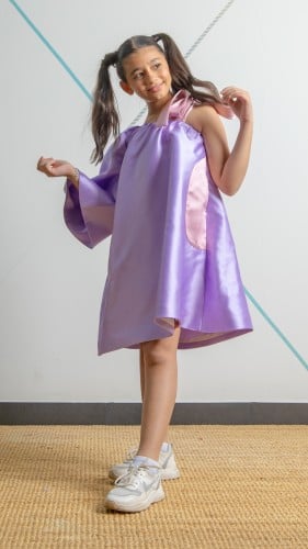 كب كيك – فستان ون شولدر - لافندر