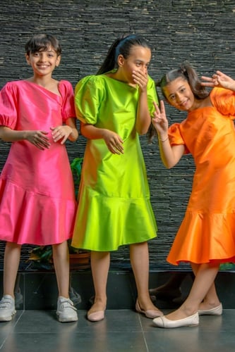 الأحلام – فستان الطاقة - برتقالي