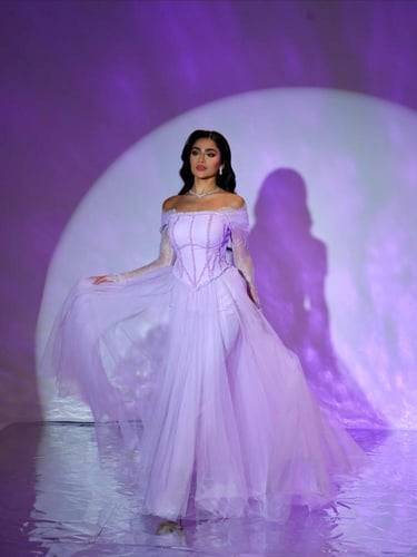 فستان سهرة انيق