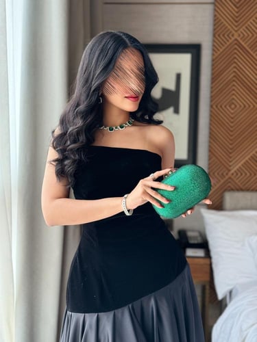 فستان اسود T222