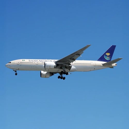 أفييشن تاق الخطوط السعودية B777-200ER - اللون الأز...