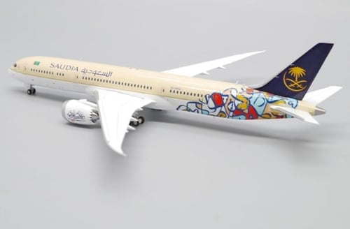 مجسم الخطوط السعودية B787-9 عام الخط العربي مقاس 1...