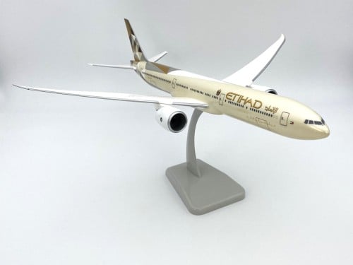 مجسم طيران الاتحاد B777-9X مقاس 1:200