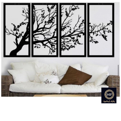 منظر جداري مكون من 4 قطع