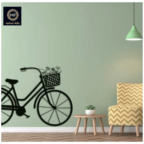 لوحة جدارية دراجة