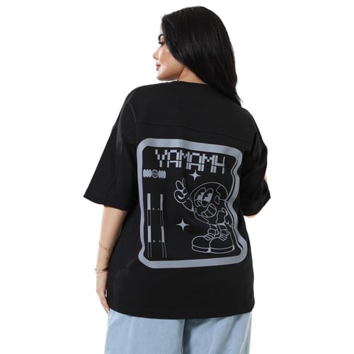 تيشيرت اسود للجنسين