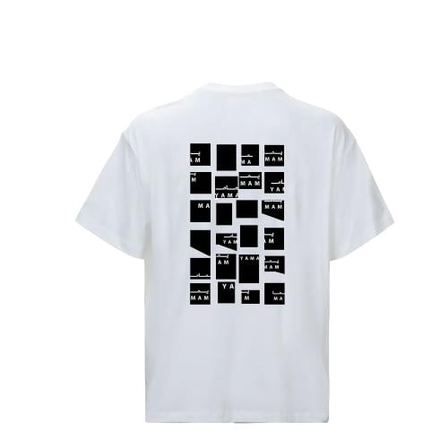 تيشرت ابيض للجنسين