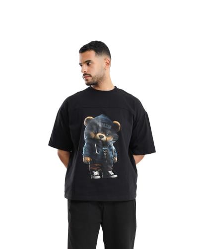 تيشرت اسود اوفر سايز